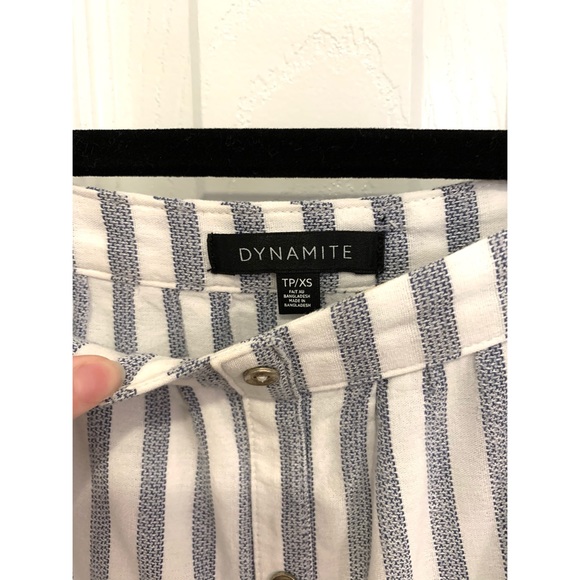 Dynamite Off-the-Shoulder Striped Top - Picture 3 of 3